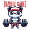 Panda in the gym