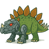 Stegosaurus Robot Transformation