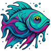 Neon Fisch