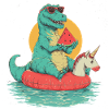 T-rex chilling