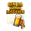 Bin da kann losgehen – Bier-Design