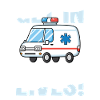 Kom in Vi räddar liv ambulans motiv