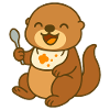 Sea Otter Snack Time