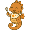 Goûter avec des hippocampes