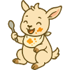Feeding with kid joy