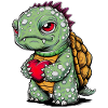Turtle with heart