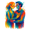 0013 abstract love