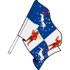 Drapeau de Norrbotten, Suède