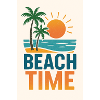 Beach Time - Palmen