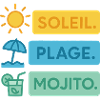 soleil plage mojito humour