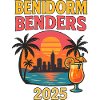 Benidorm Benders Retro Party Design