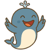 Cheerful water lover