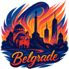 Belgrade Capital Serbia Silhouette Gift