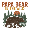 Papa Bear i den vilde natur