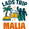 Lads Trip Malia Party Shirt