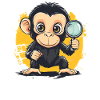 Funny Monkey Detective