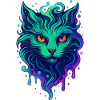 Neon Cat
