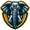 Elephant symbolizing strength and wisdom