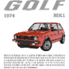 Volkswagen red VW Golf GTI M1 With Lettering