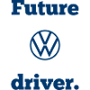 Logotipo de Volkswagen VW con las letras Future Driver