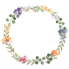 Floral wreath, customisable