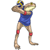 Frog Volleyball Player Volleyball
