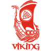 Red Viking Ship