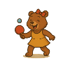 Table Tennis Bear