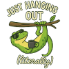 Gecko Lustiger Spruch - juste traîner