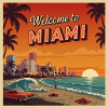 Classic Miami Retro Design