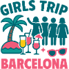 Voyage entre filles Barcelone Fête