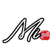 Lederoptik mit Lippenakzent
