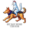 MON CHAT MONTE LE CHIEN