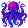Neon Octopus
