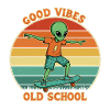 Retro Alien Skater