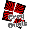 Red Squares Grey Ovals