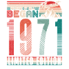 Birthday 1971 Vintage August Retro Gift