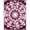Batik Muster weinrot