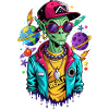 Galaxy Street Alien