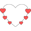 Heart with small hearts