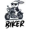 Lapin Moto Motard