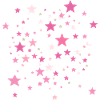 étoiles, rose, étoiles volantes ,rose,étoile