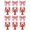 Coquette Lobster Bows Pattern