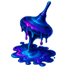 Melting Top Blue Purple