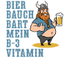 Bier Bauch Bart
