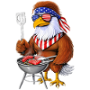 American Bald Eagle Barbecue