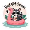 Feral Girl Summer - Raccoon