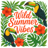 Wild Summer Vibes Tropical Toucans