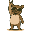 Tapir à bascule bébé