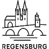 Regensburg Skyline Silhouette